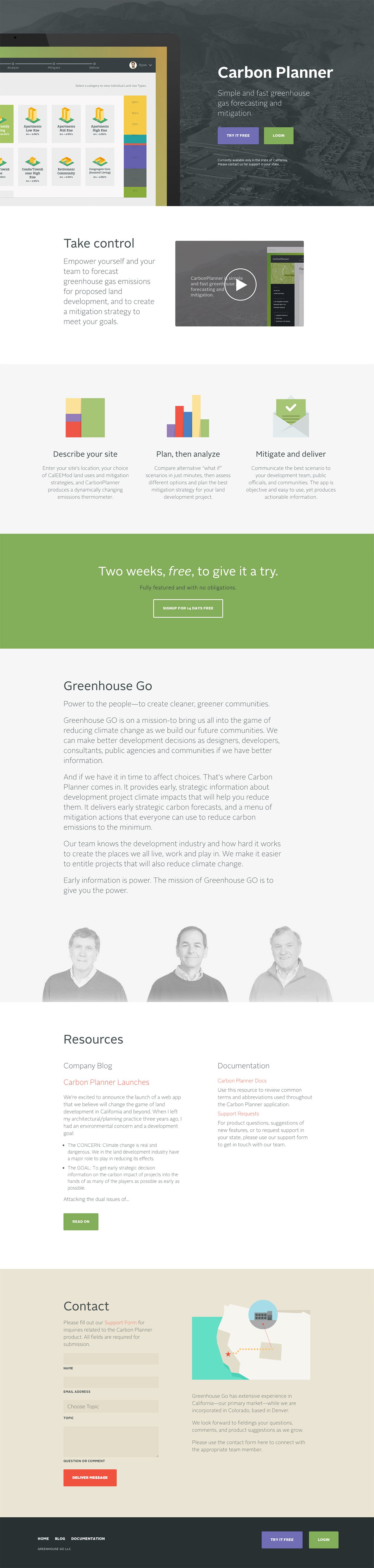 Greenhouse Go Website Screenshot