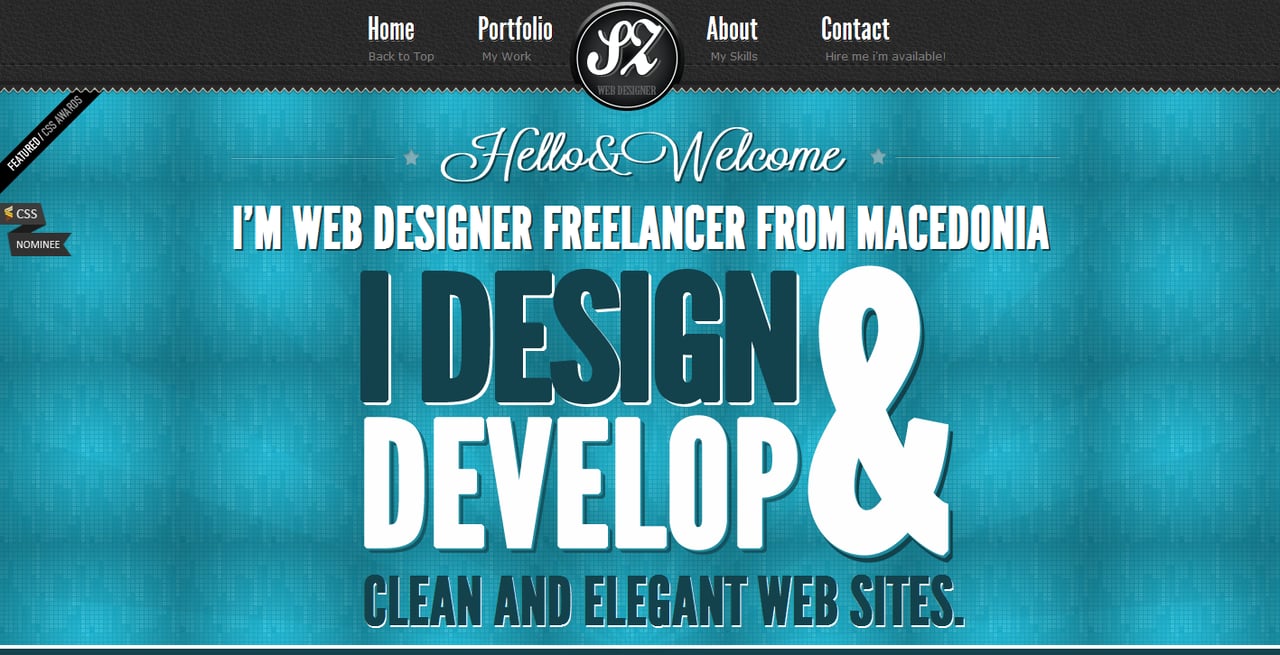 Slobodan Zdravkov Website Screenshot