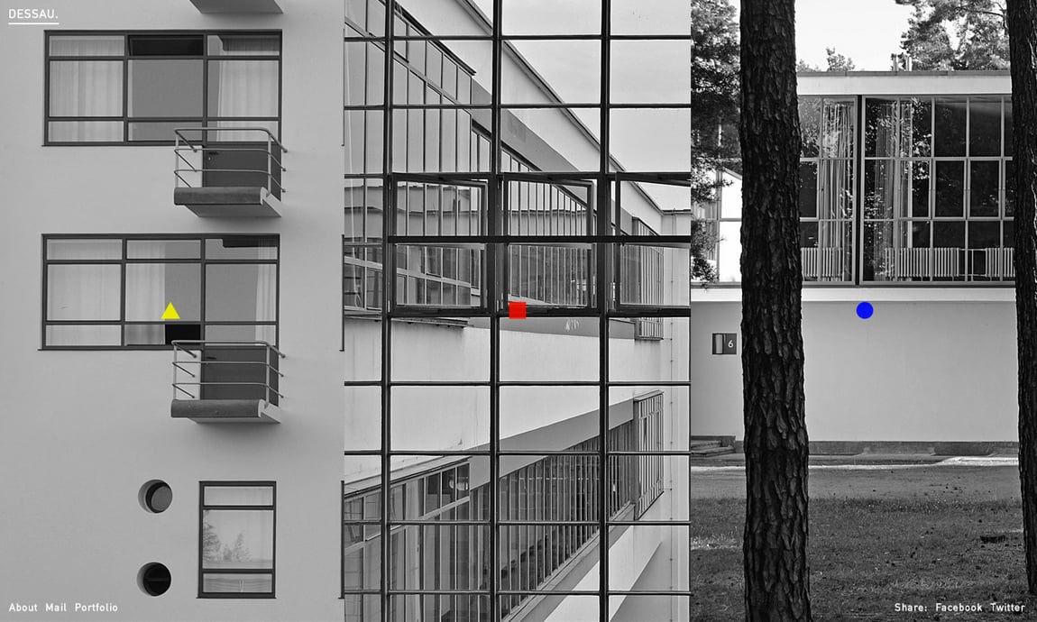 Dessau. Website Screenshot