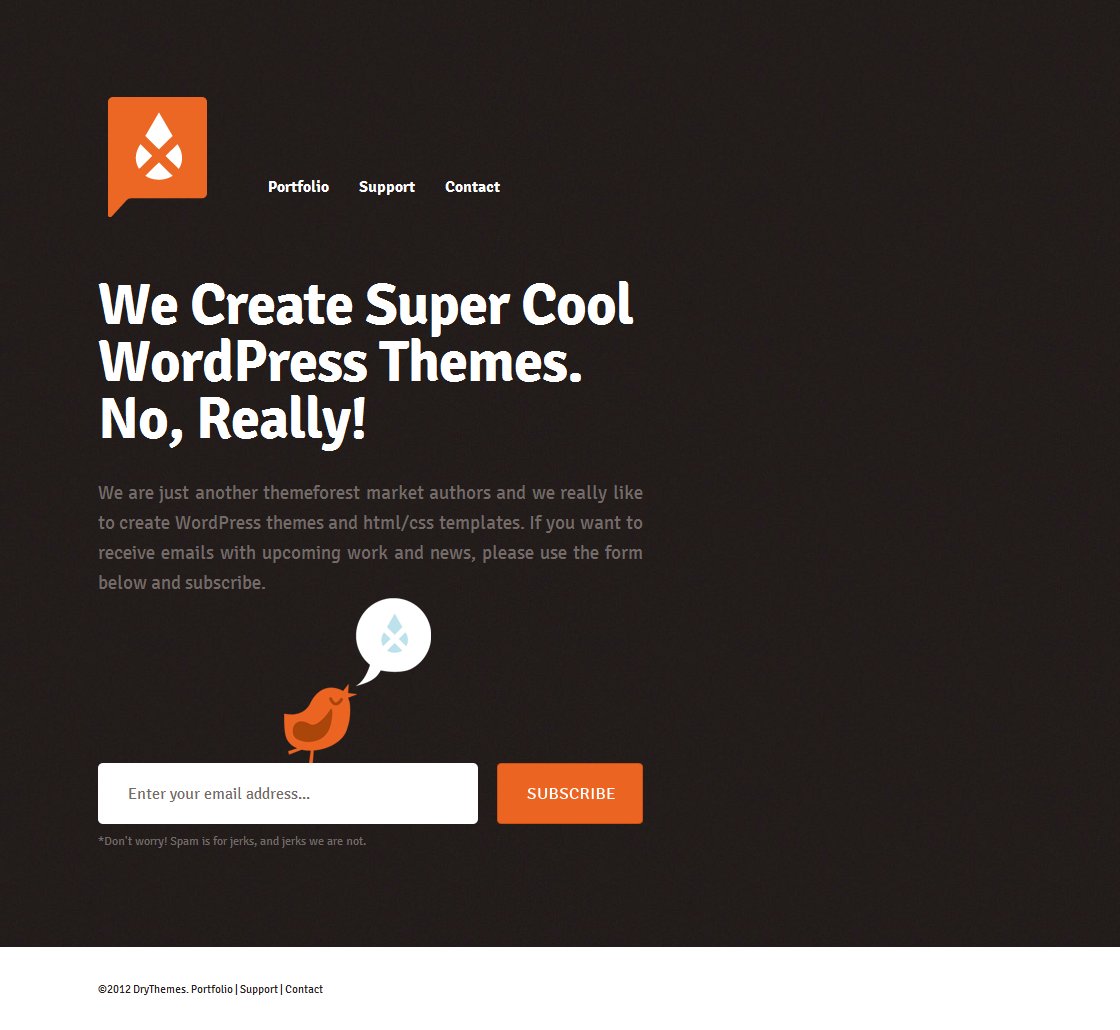 DryThemes Website Screenshot