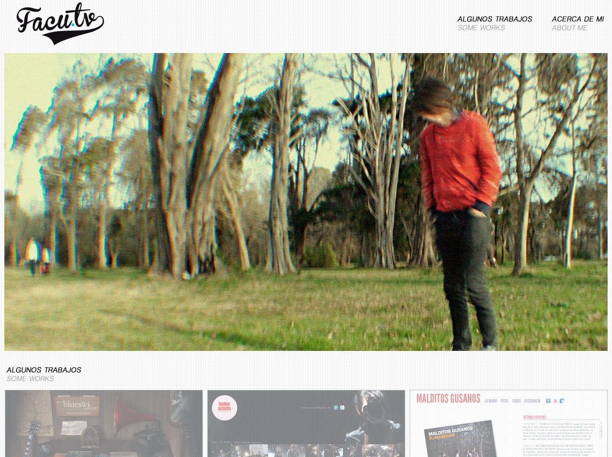 Facu.tv Website Screenshot