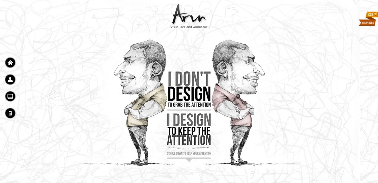 Arun Kumar Website Screenshot