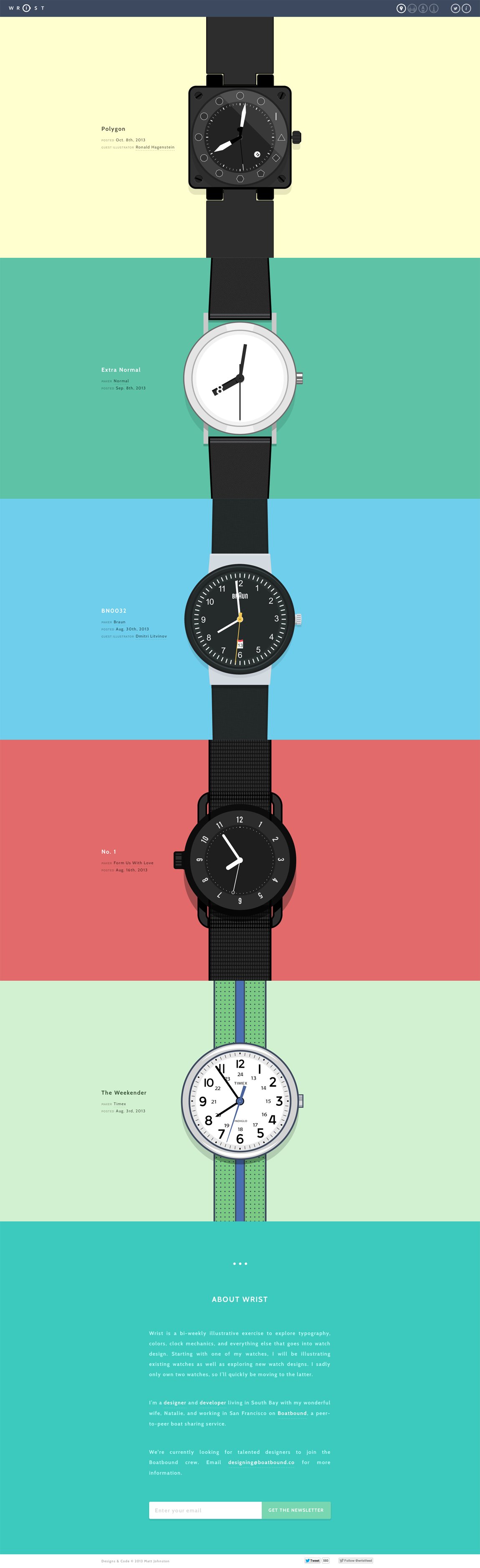 Wrist Website Screenshot