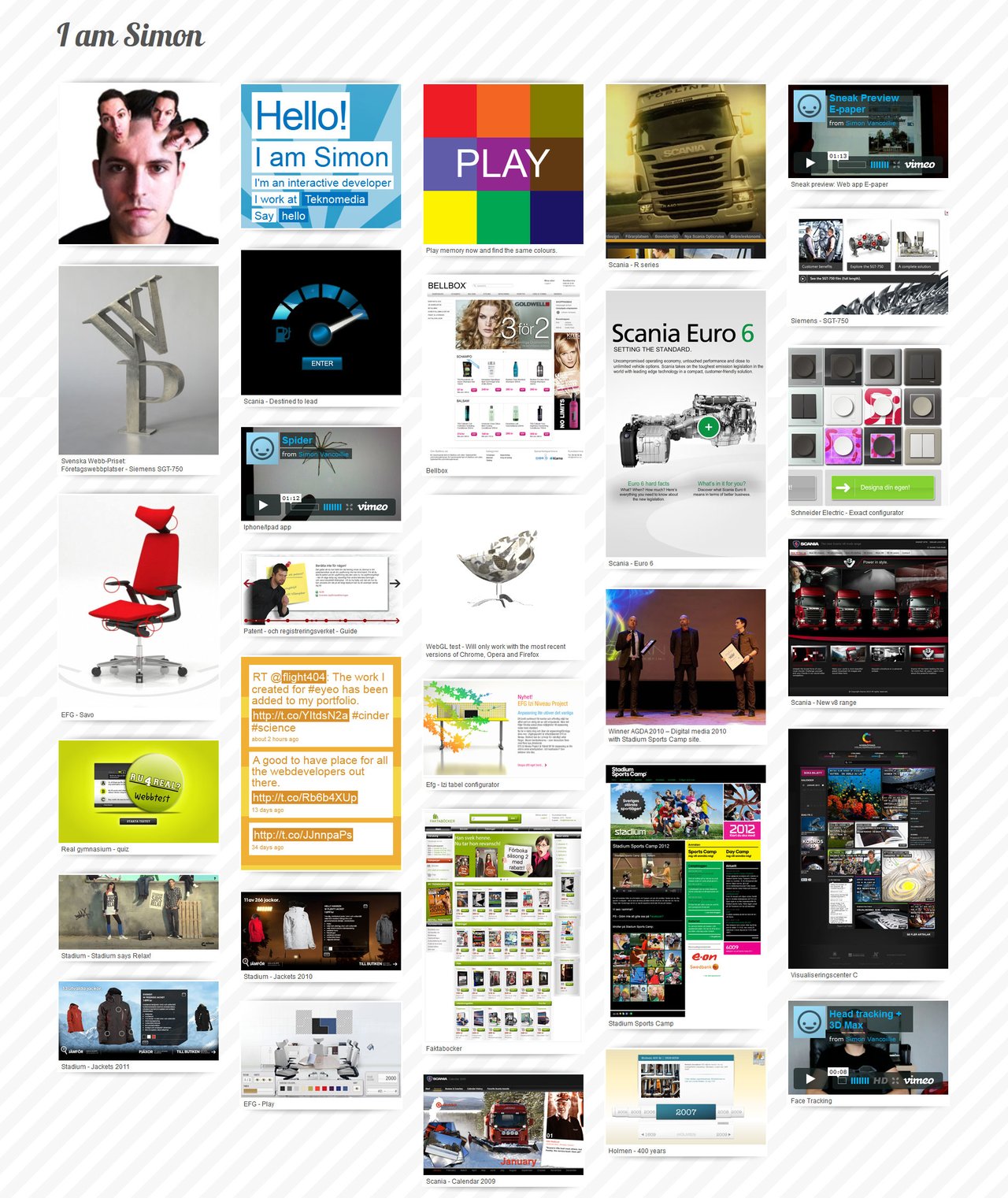 I am Simon Website Screenshot