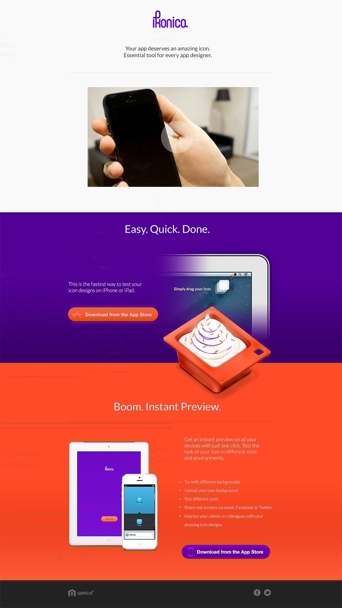 Ikonica Website Screenshot