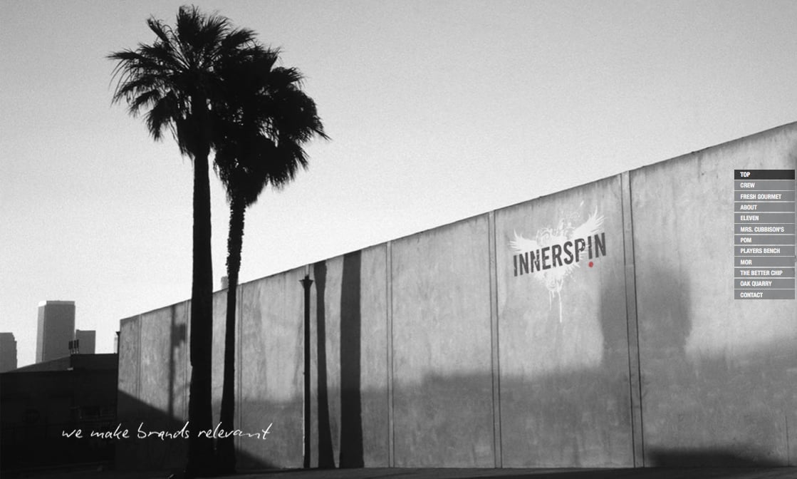 Innerspin Website Screenshot