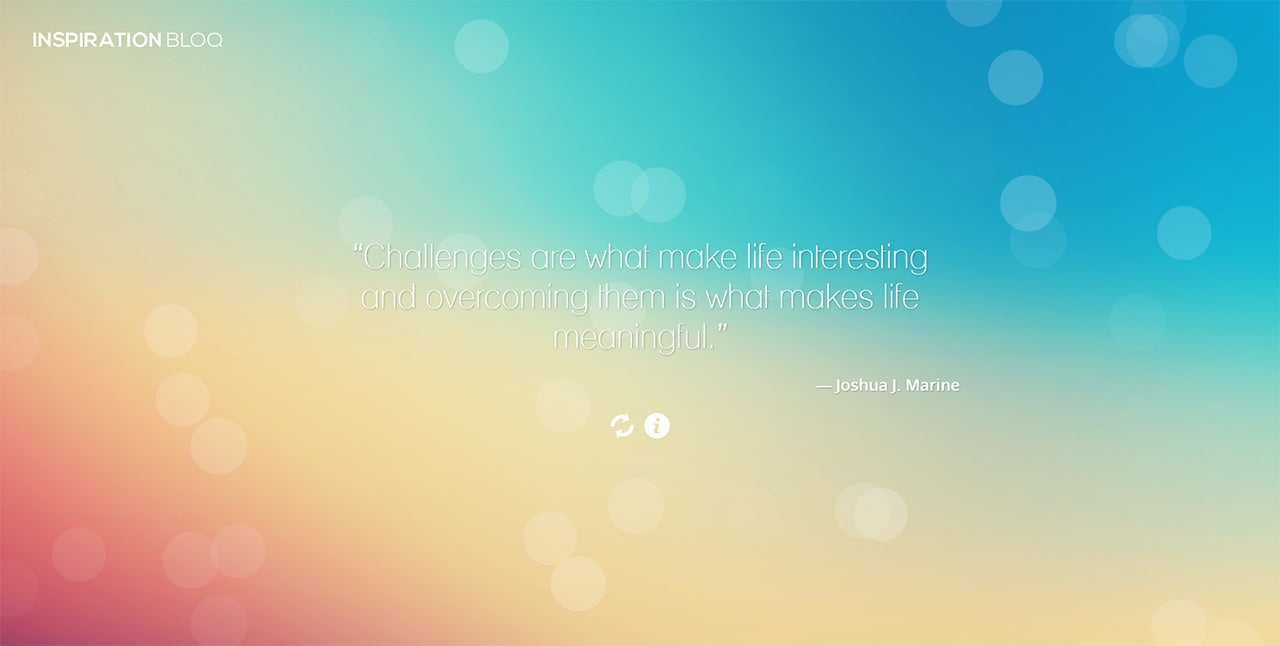 Inspiration Bloq Website Screenshot