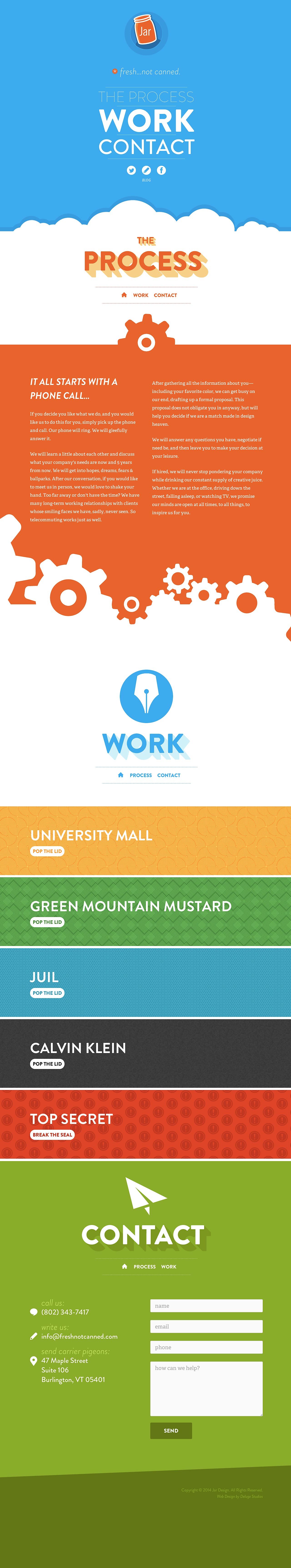 Jar Design Website Screenshot