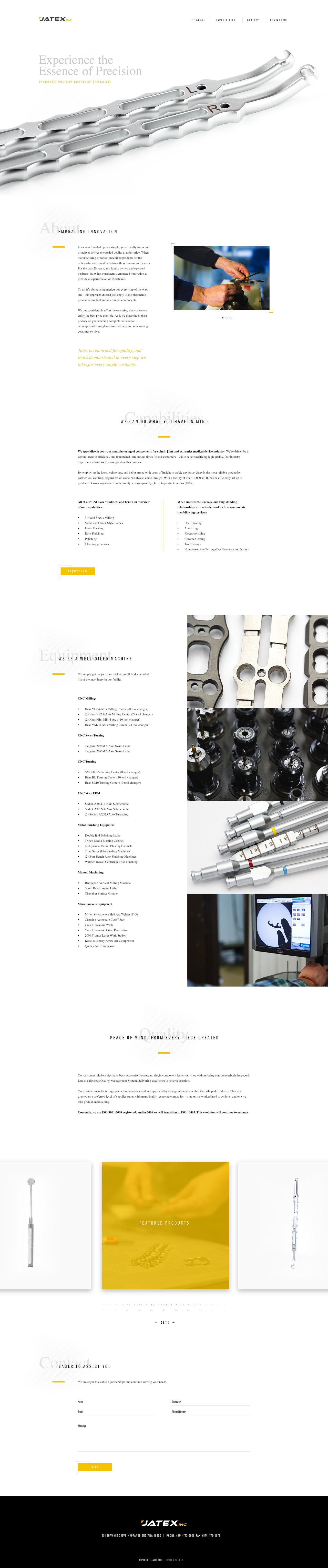 Jatex Website Screenshot