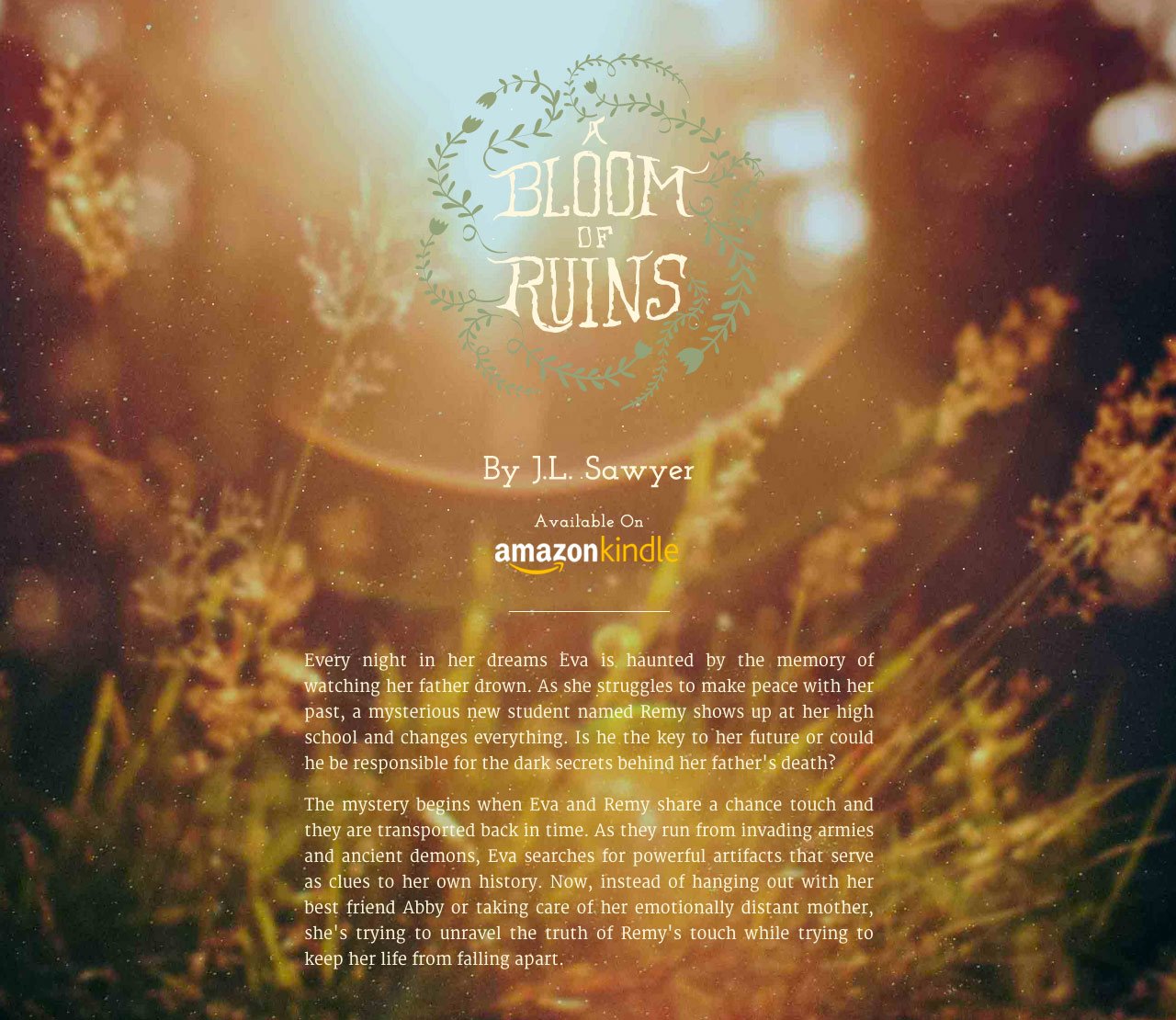 JL Sawyer Books Website Screenshot