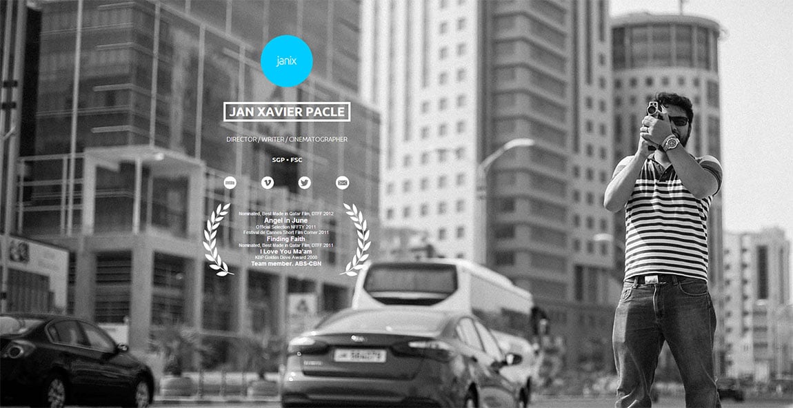 Janix Pacle Website Screenshot