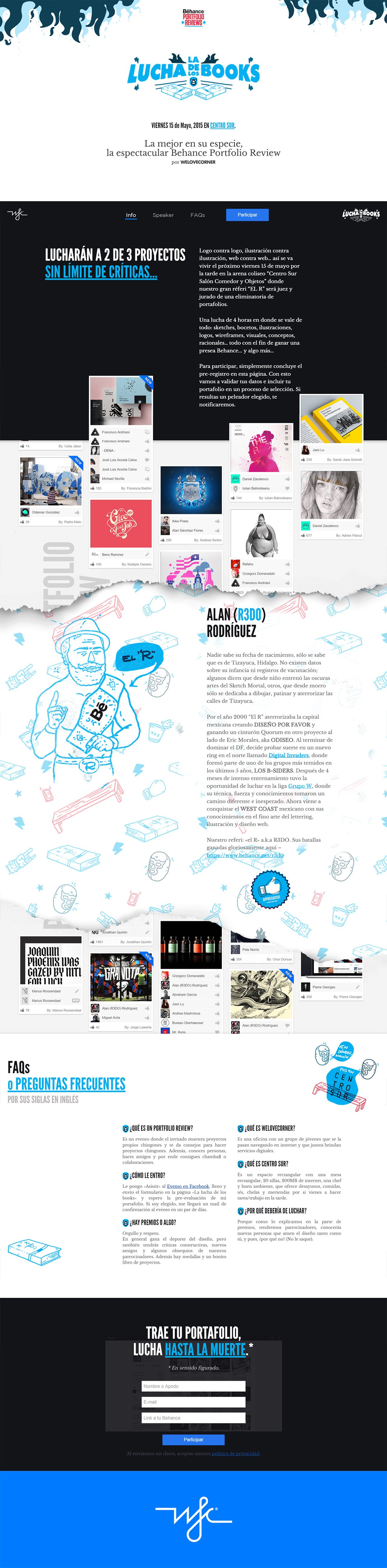 La lucha de los Books Website Screenshot