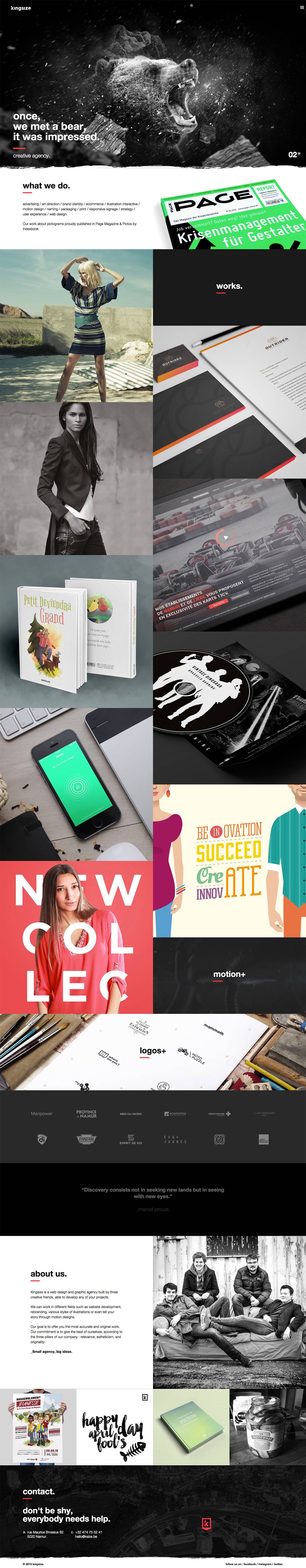 Kingsize Website Screenshot