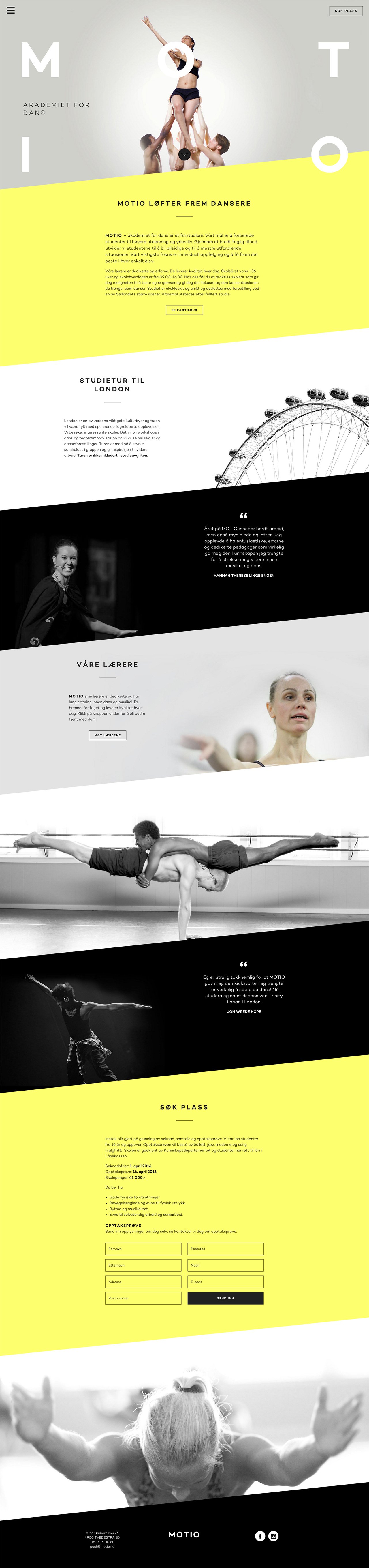 Motio Website Screenshot