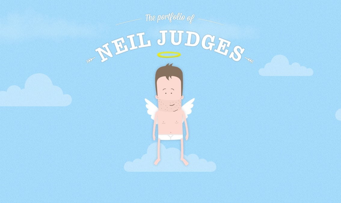 Neil Judges Website Screenshot