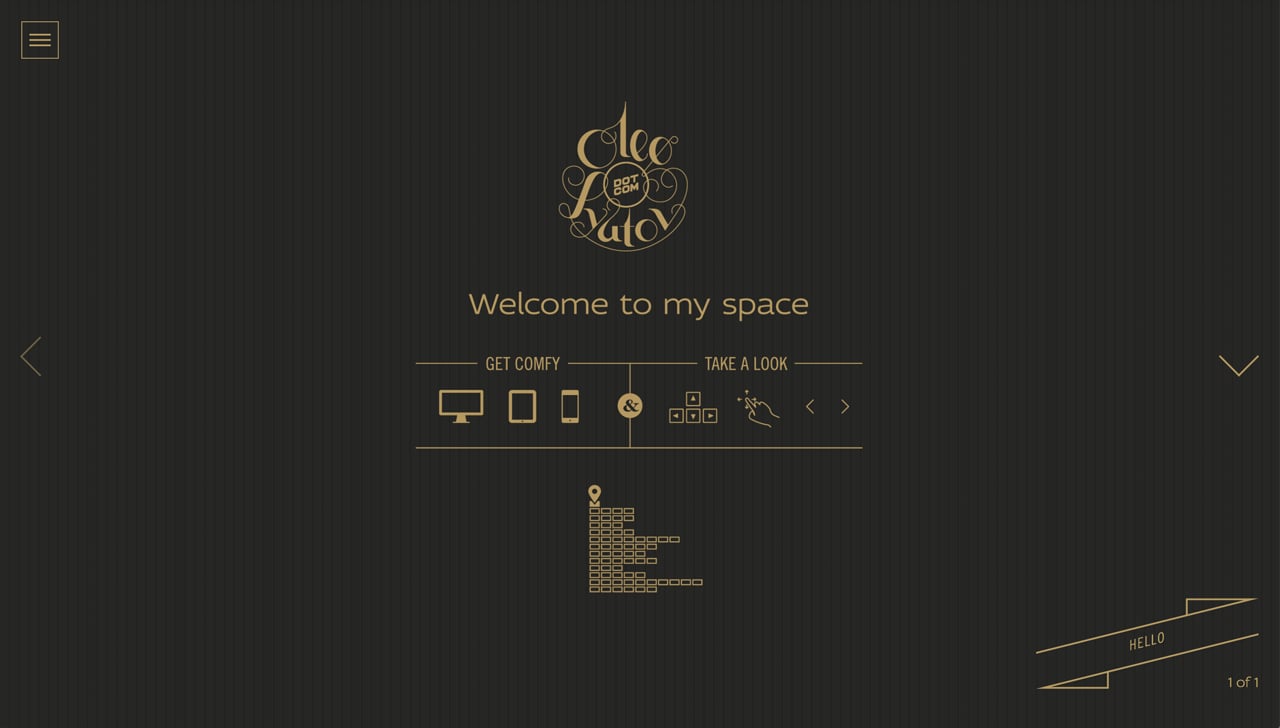 Oleg Lyutov Website Screenshot