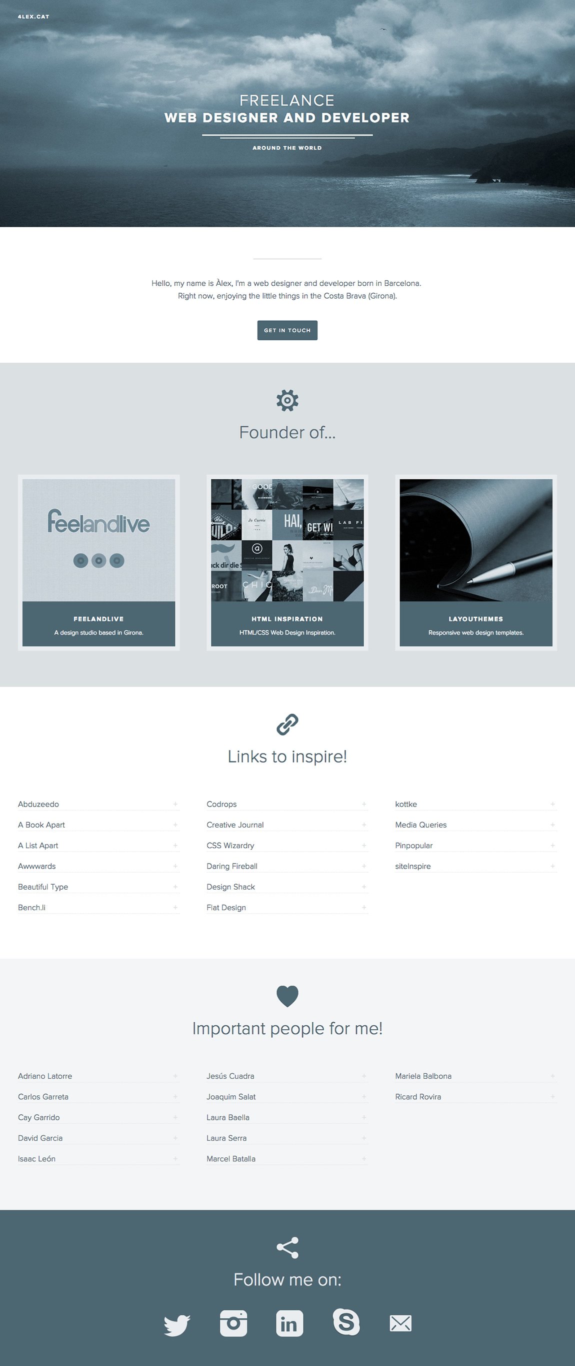 Alex Catalan Website Screenshot