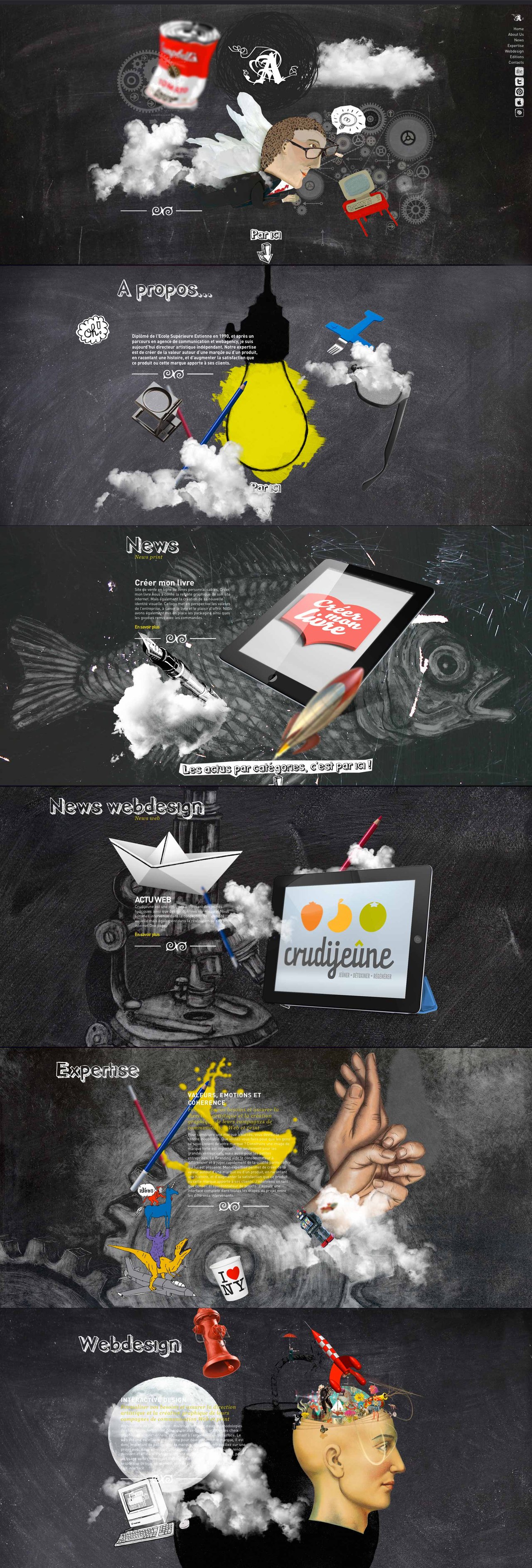 Marin des Sables Website Screenshot