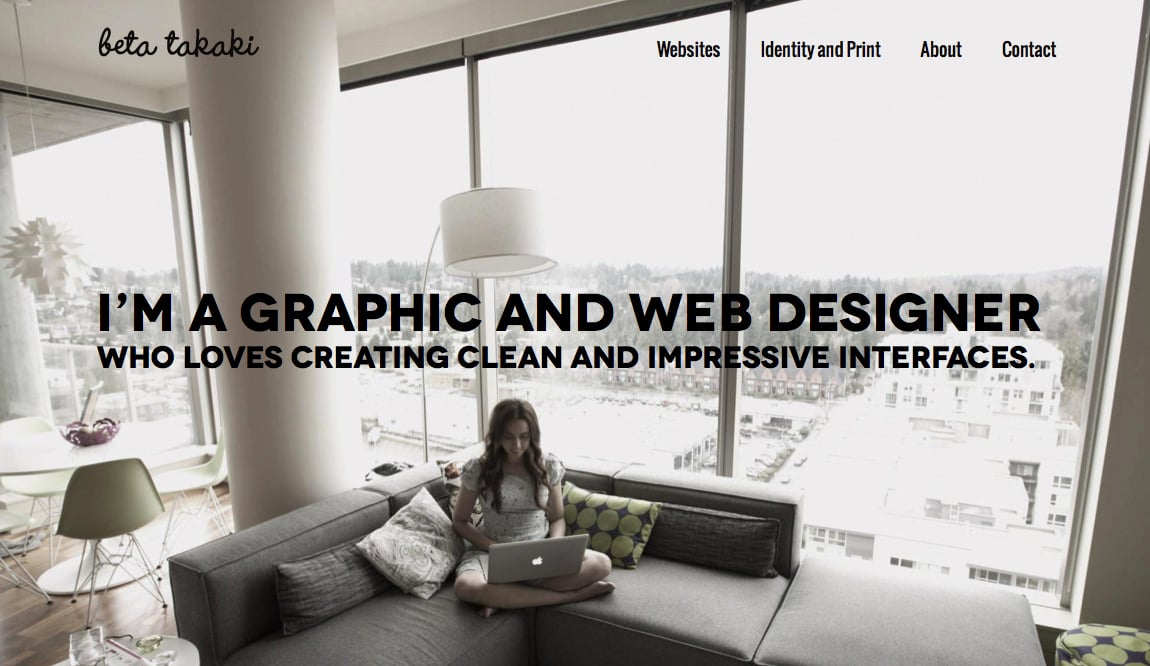 Beta Takaki Website Screenshot