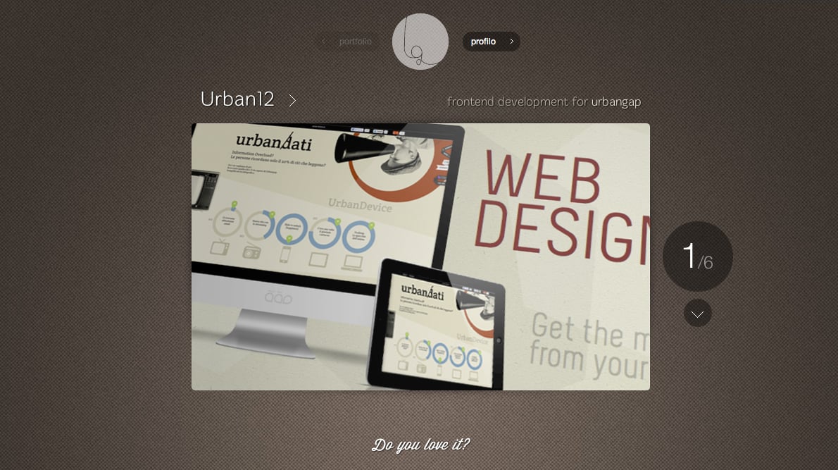 Luca Garbin Website Screenshot
