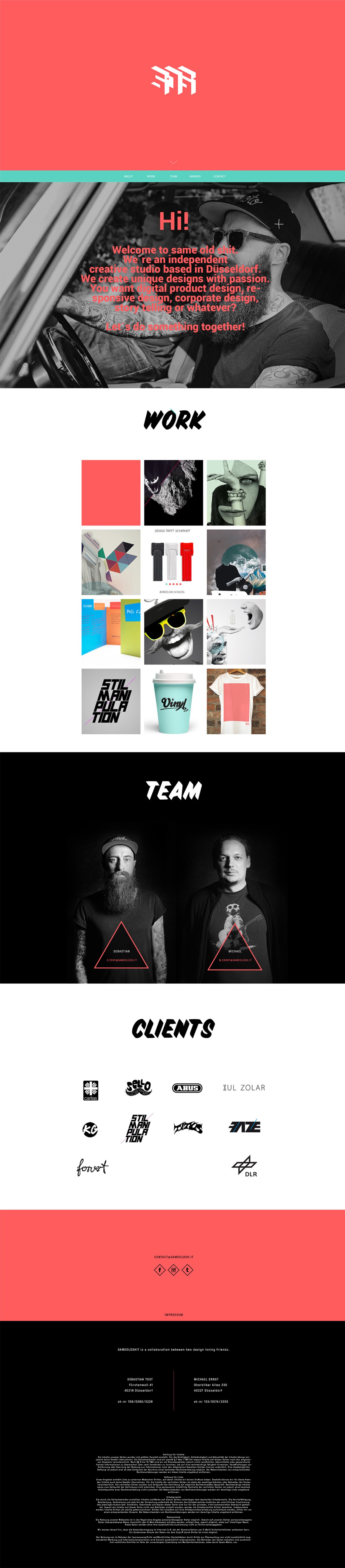 sameoldshit Website Screenshot