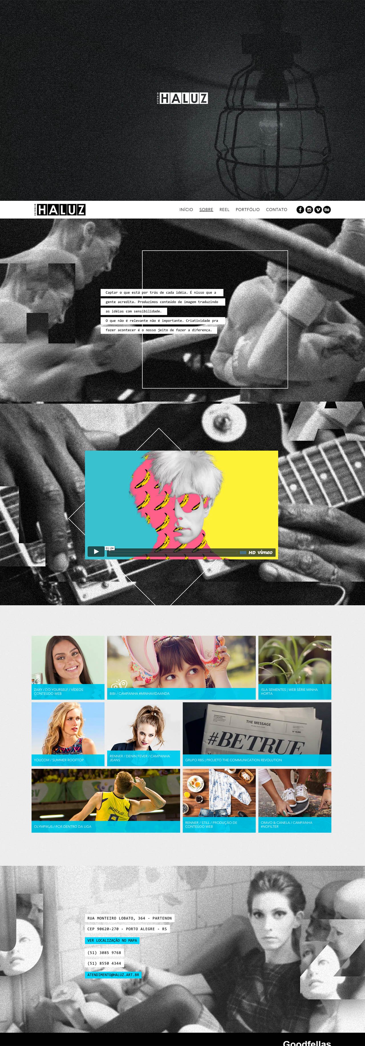 Estúdio Haluz Website Screenshot