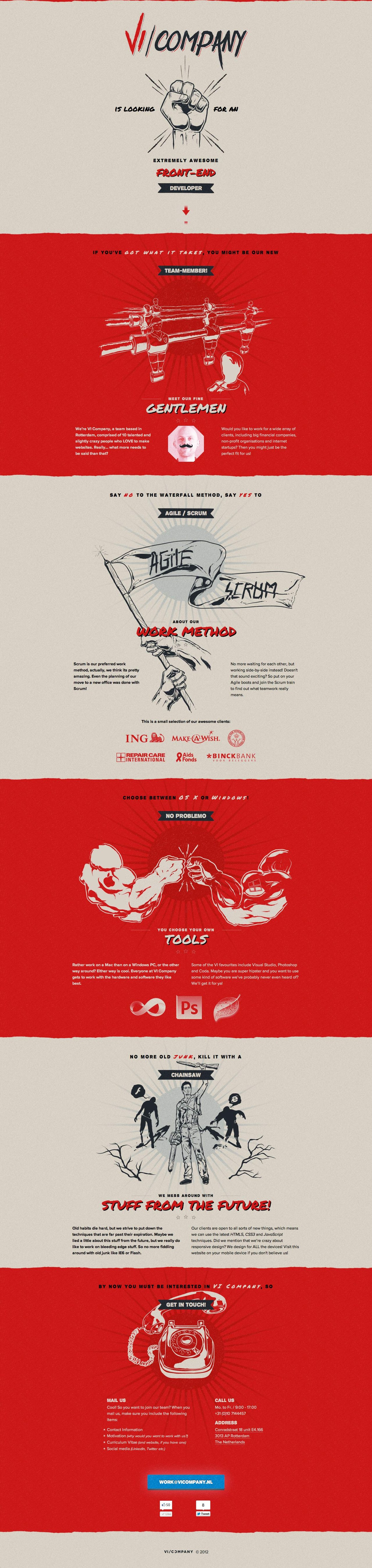 Join VI Company Website Screenshot