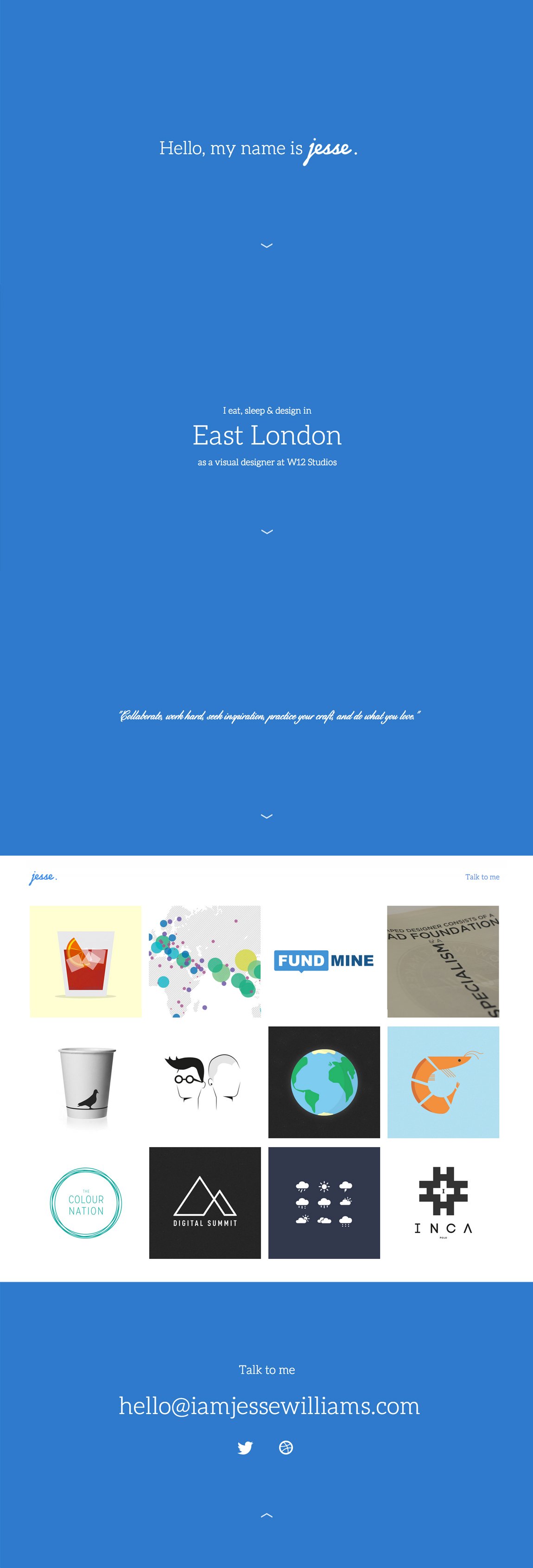 I am Jesse Williams Website Screenshot