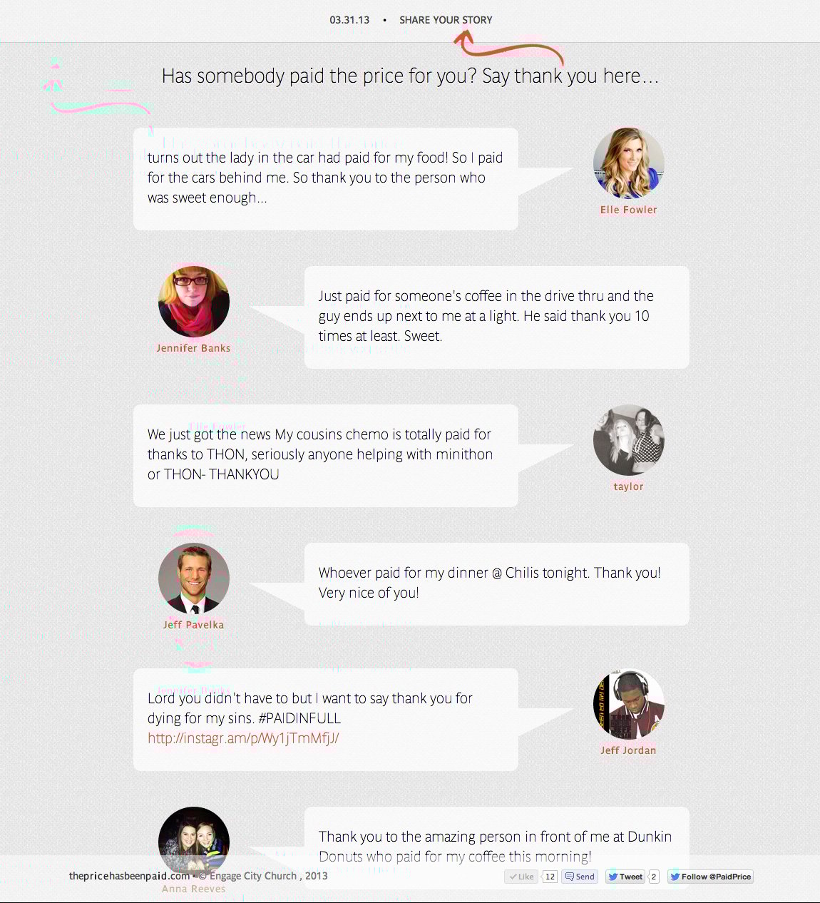 The Price Has Been Paid Website Screenshot