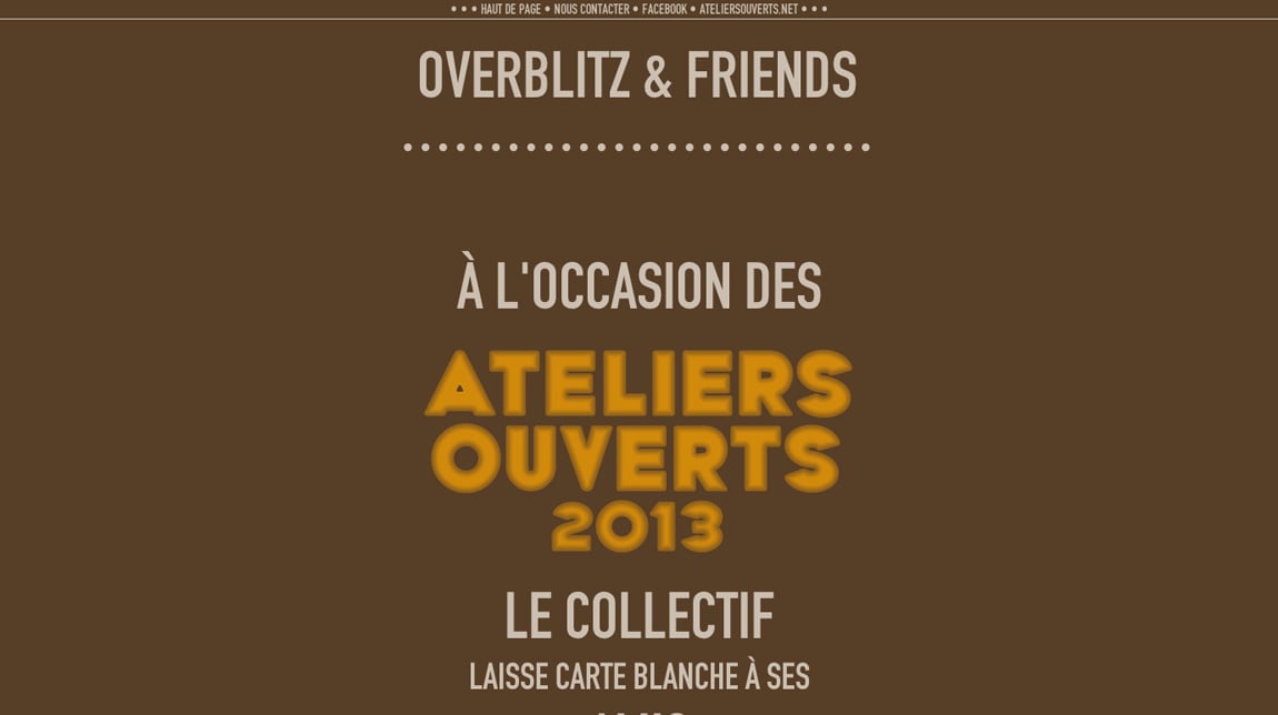 Overblitz & Friends Website Screenshot