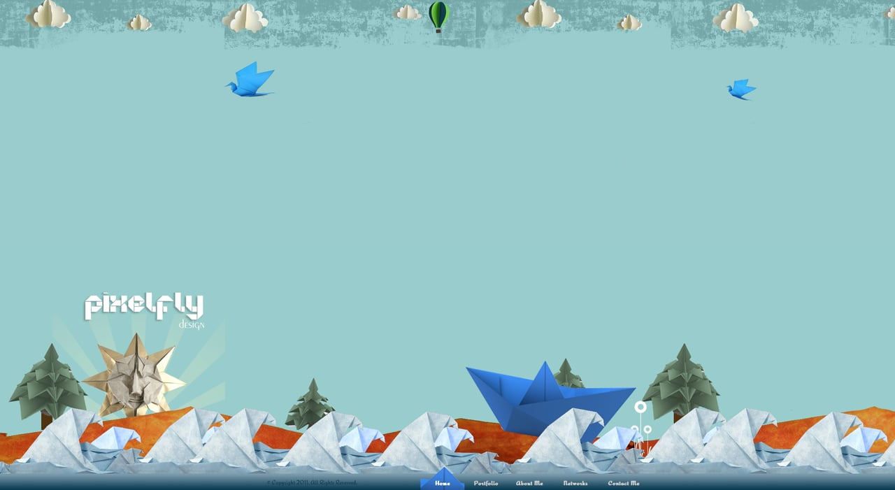 Pixelfly Design Website Screenshot