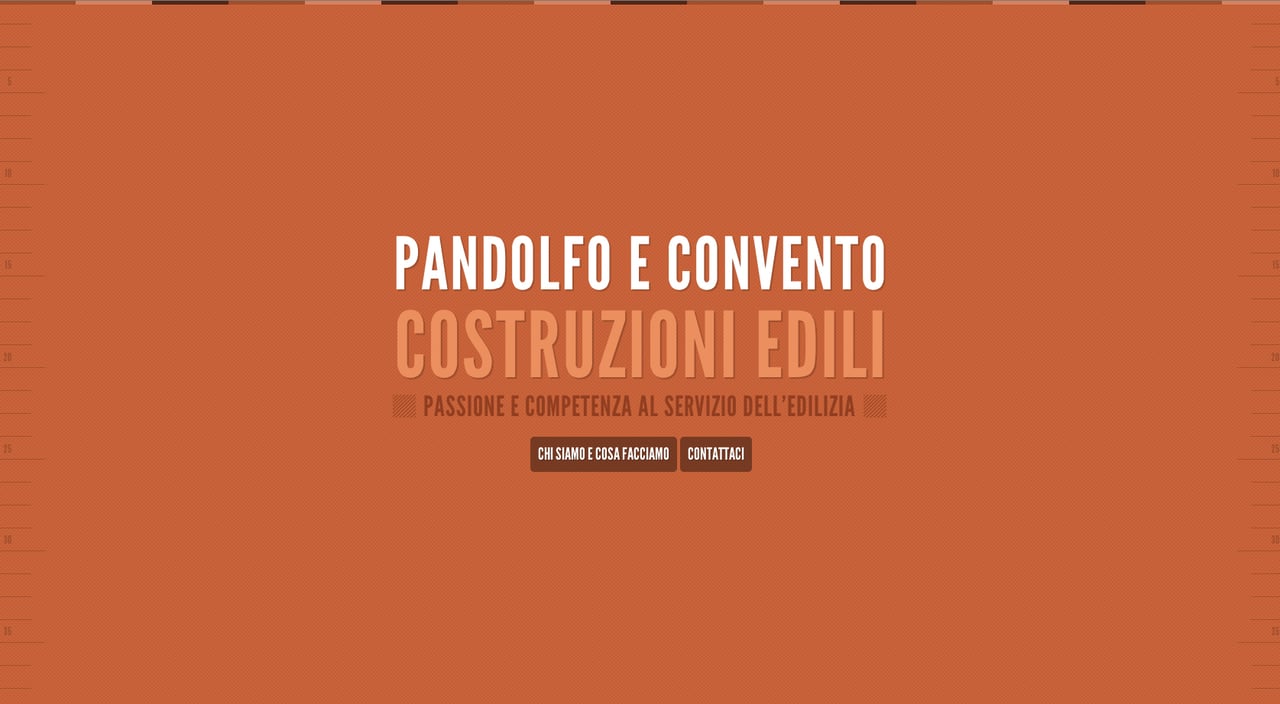 Pandolfo Costruzioni Website Screenshot