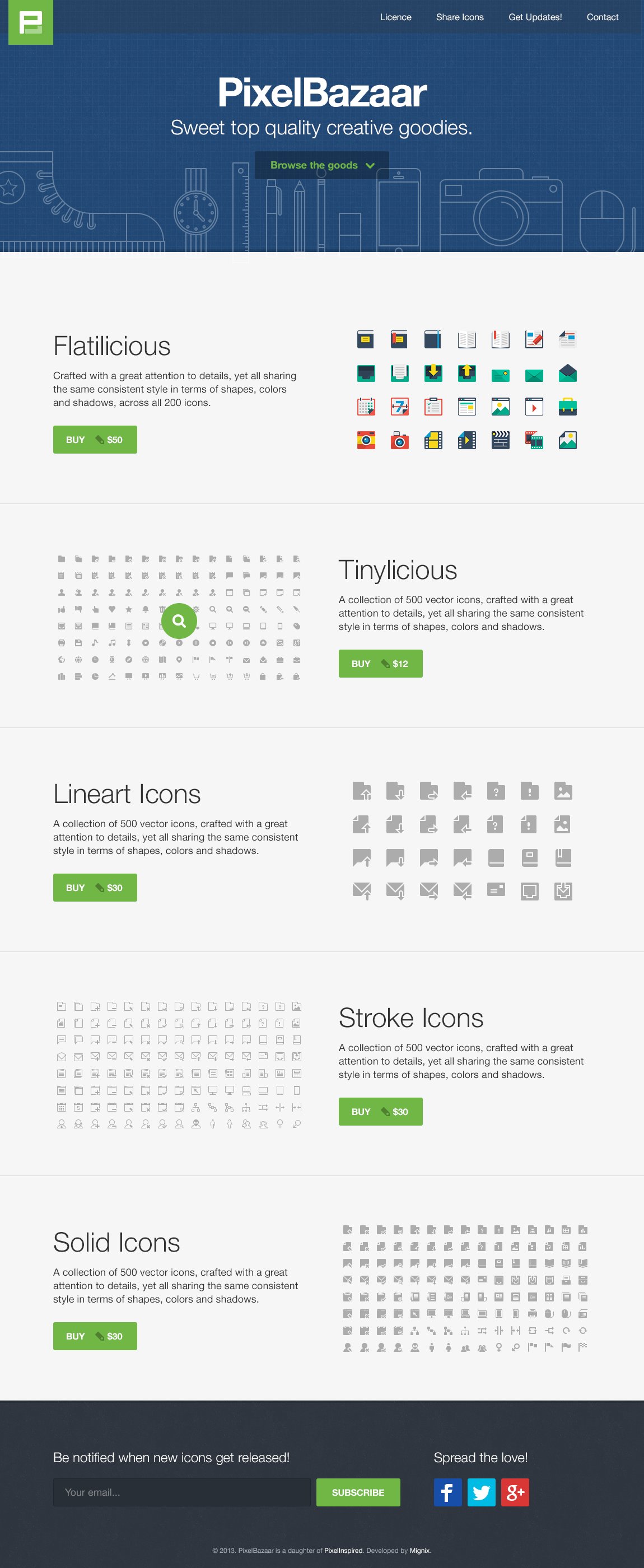 Pixel Bazaar Website Screenshot