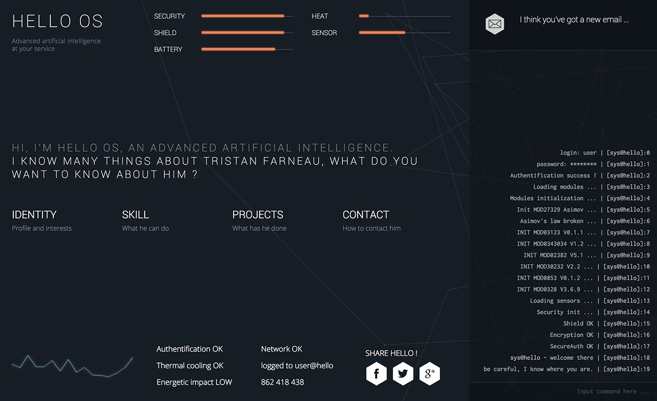Tristan Farneau Website Screenshot