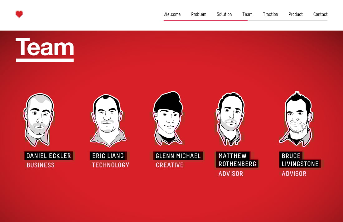 Piccsy Pitchdeck Website Screenshot