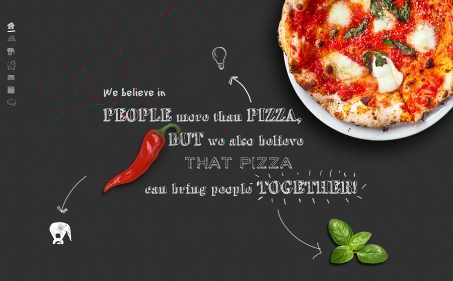 My pizza oven Website Screenshot