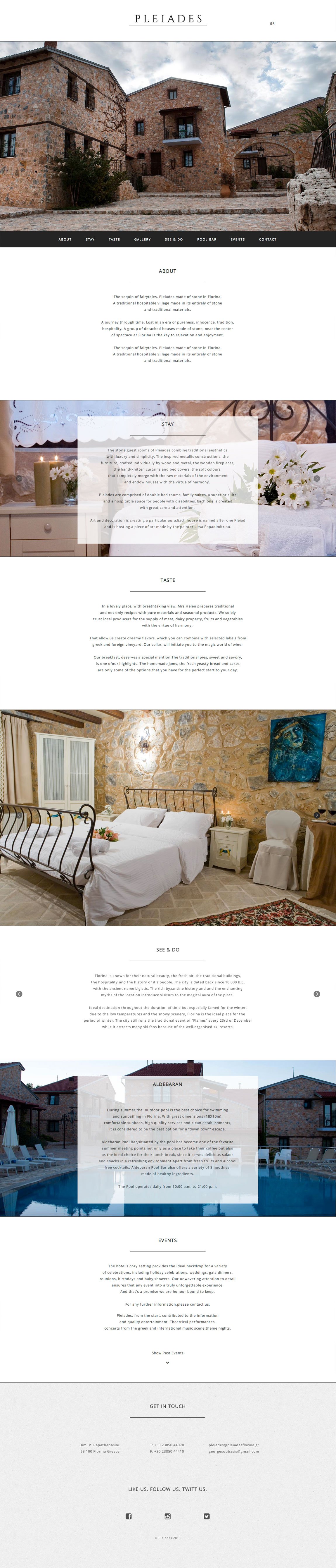 Pleiades Website Screenshot