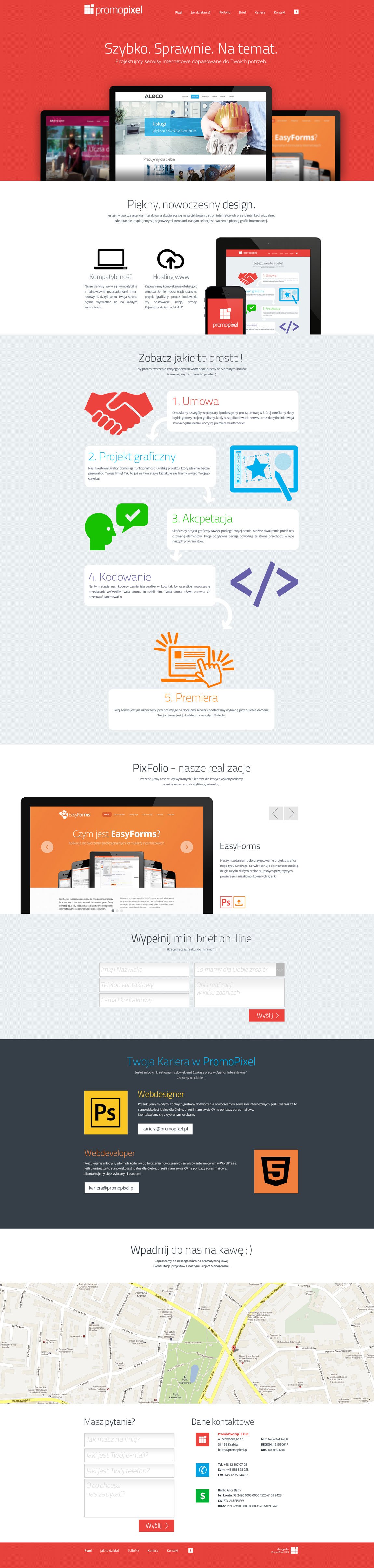 PromoPixel Website Screenshot