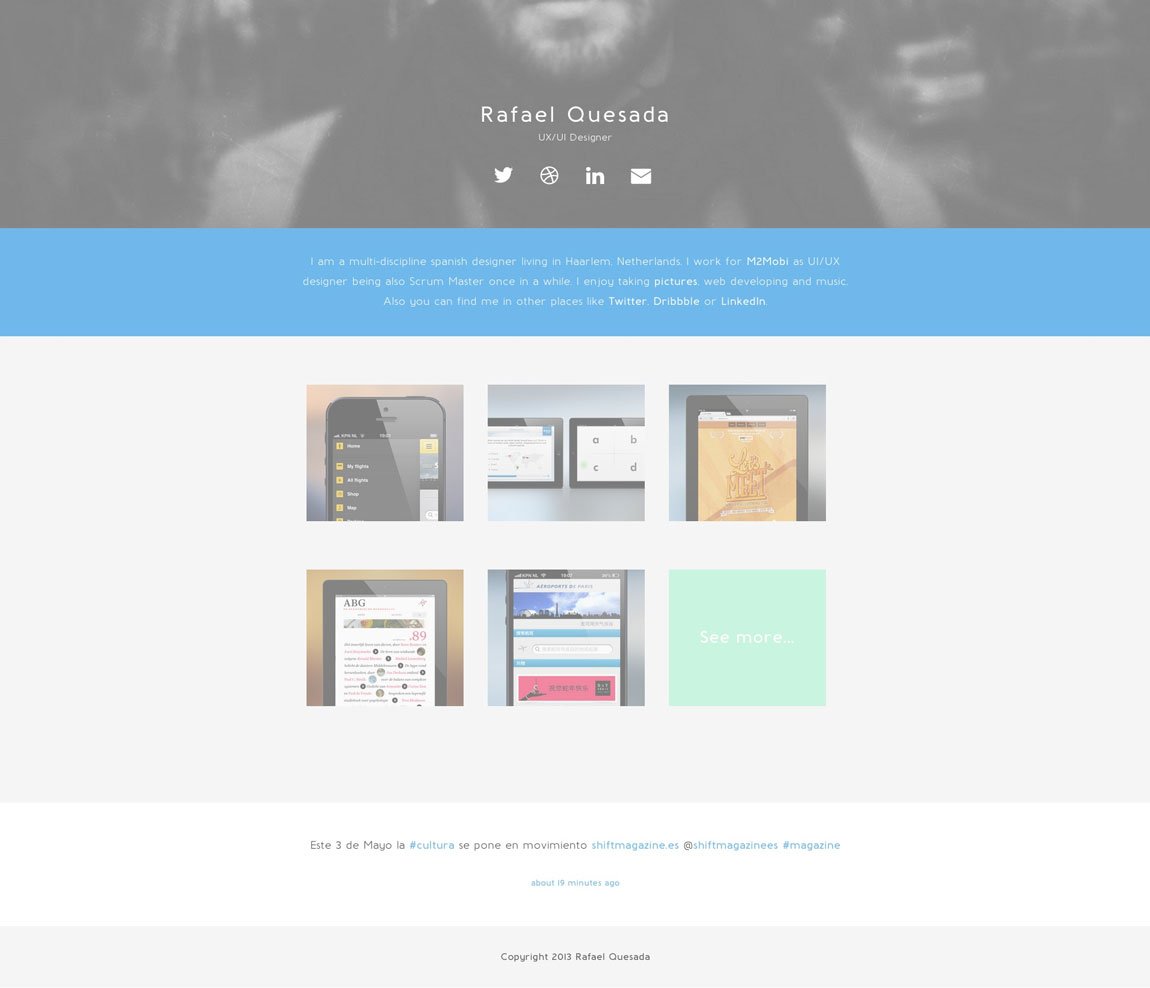 Rafael Quesada Website Screenshot