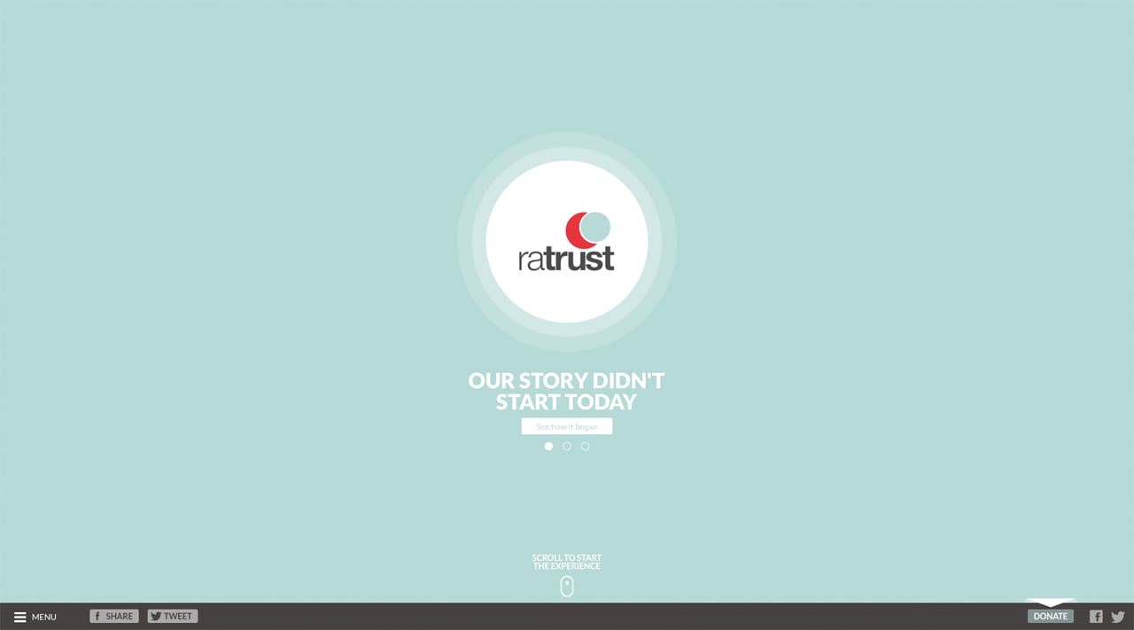 raTrust Website Screenshot