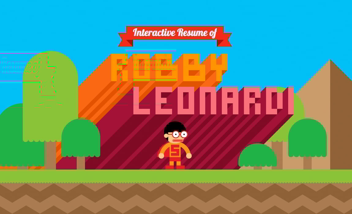 Robby Leonardi Website Screenshot