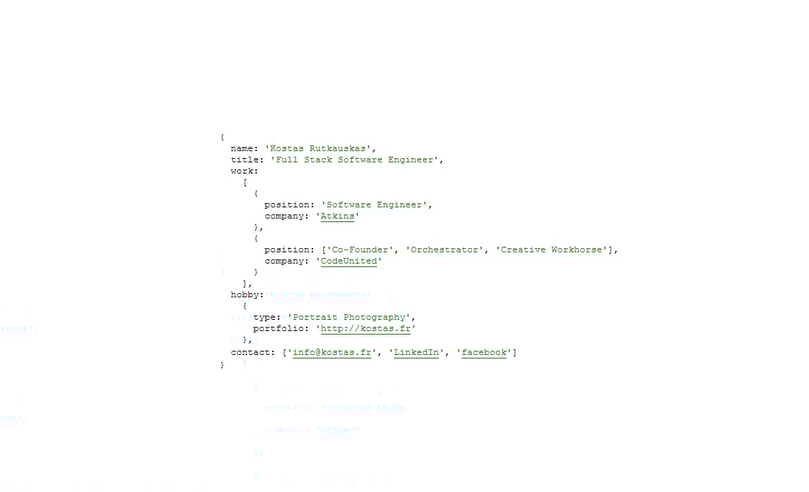 Kostas Rutkauskas Website Screenshot