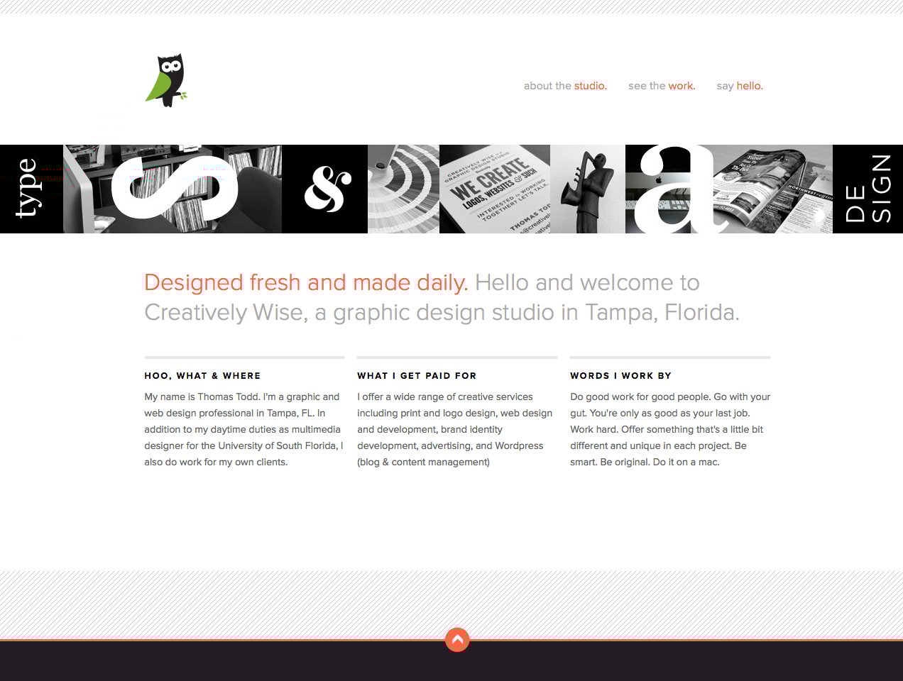 Creatively Wise Website Screenshot