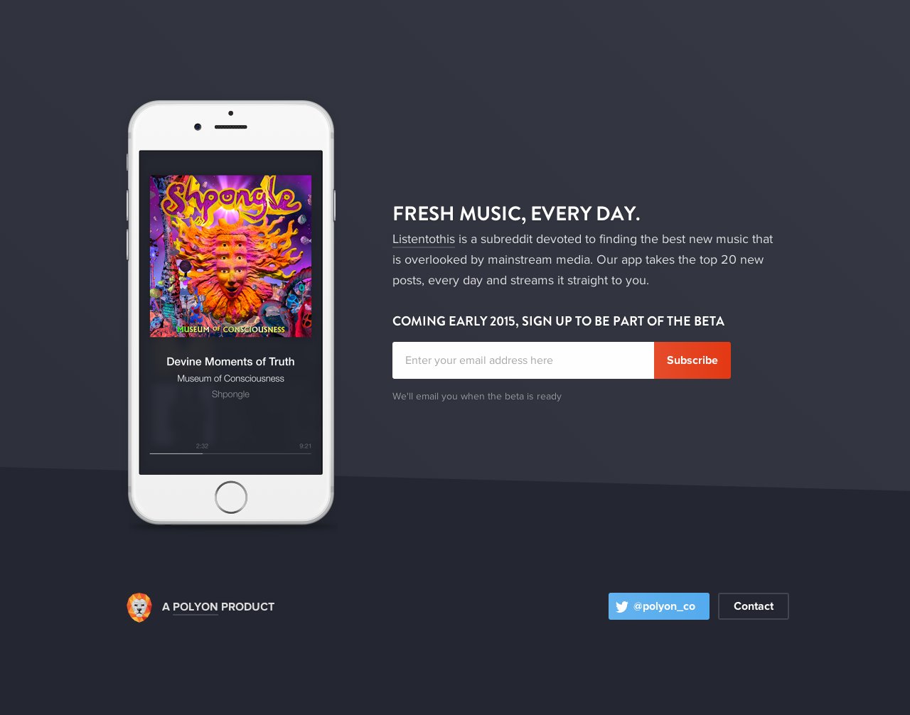 Listen to This Website Screenshot