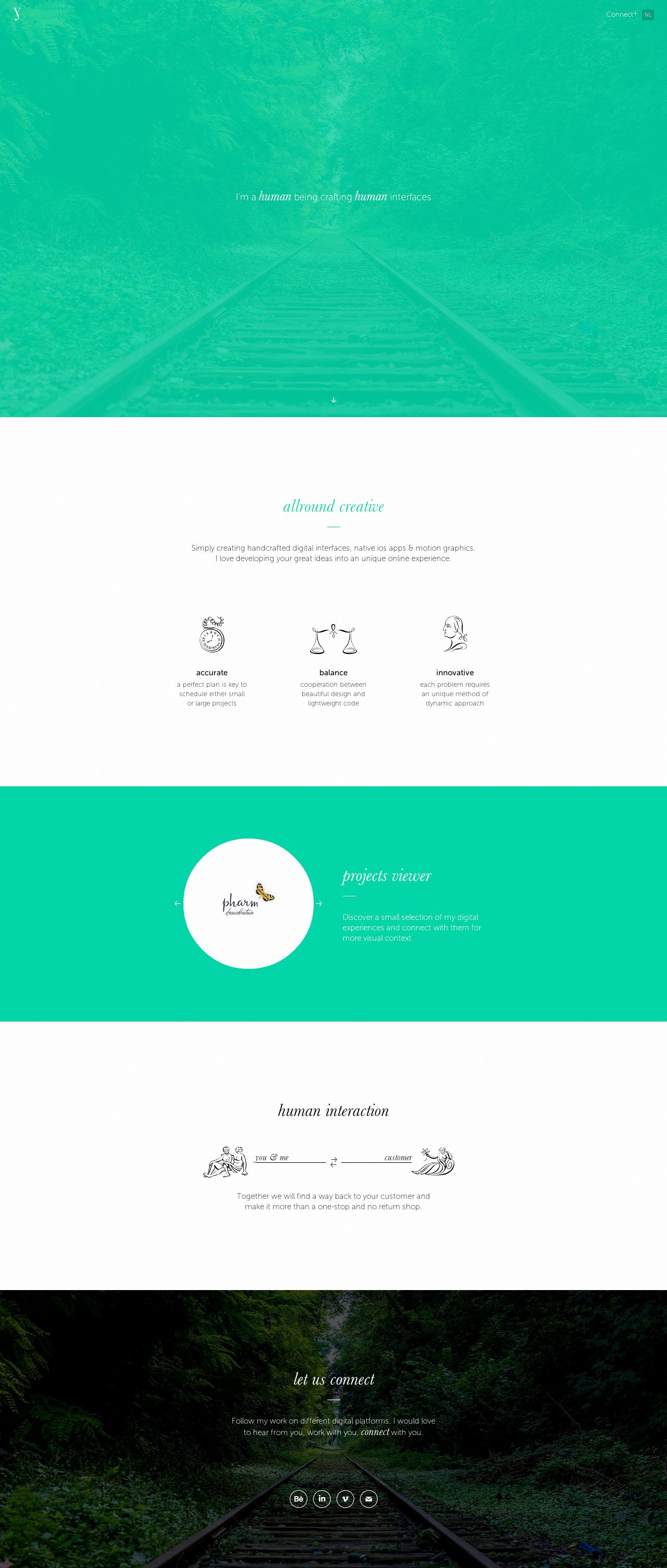 Jeroen V. Website Screenshot