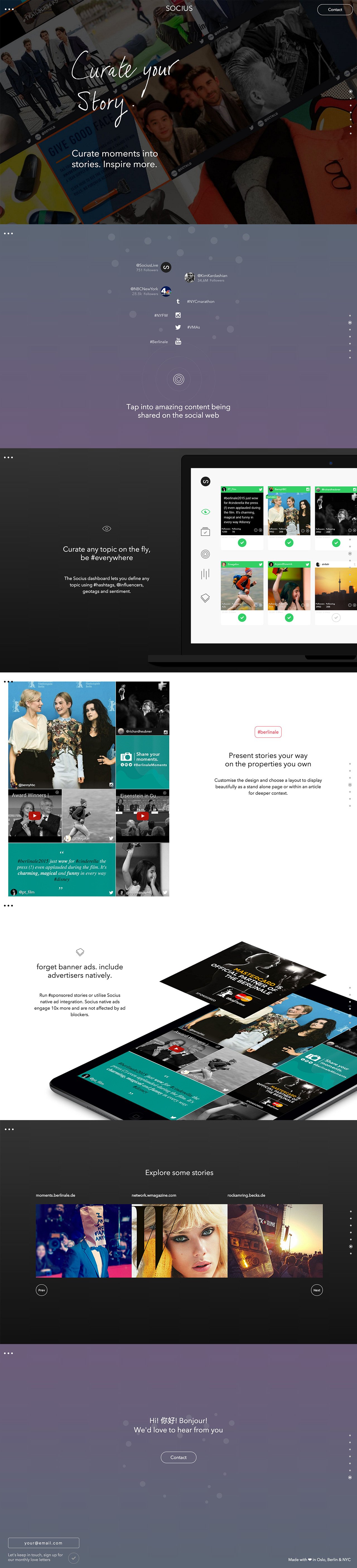 Socius Website Screenshot