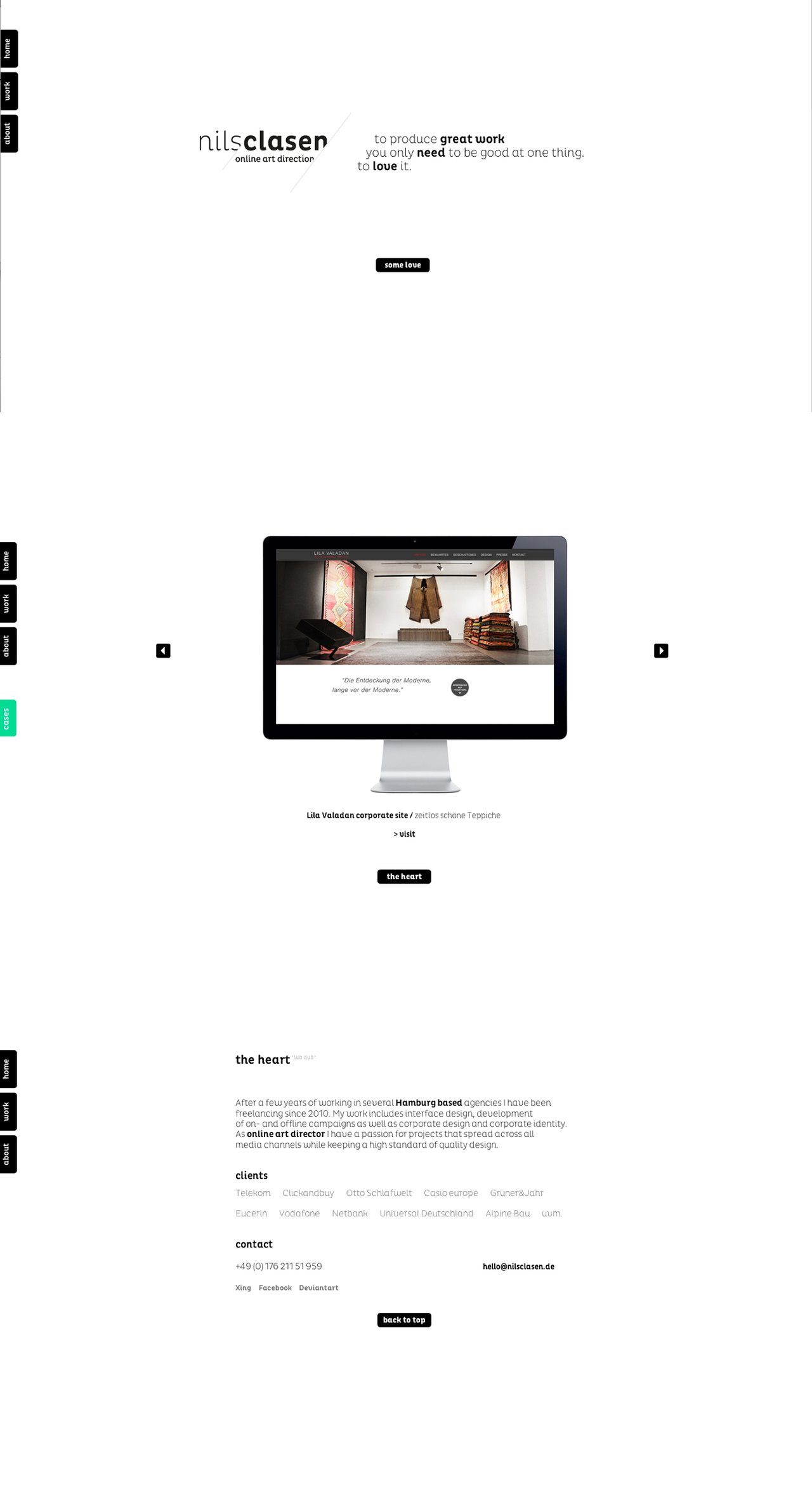 nils clasen Website Screenshot