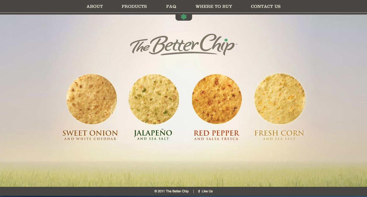 The Better Chip Website Screenshot