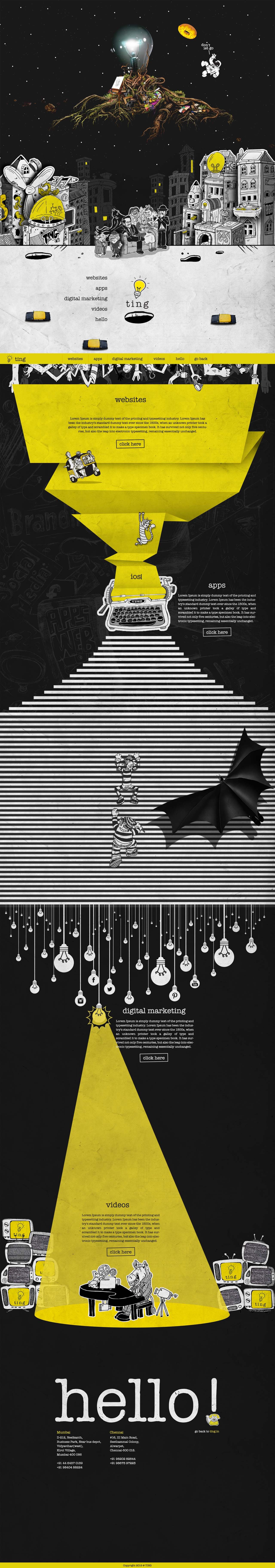 Ting Digital Website Screenshot