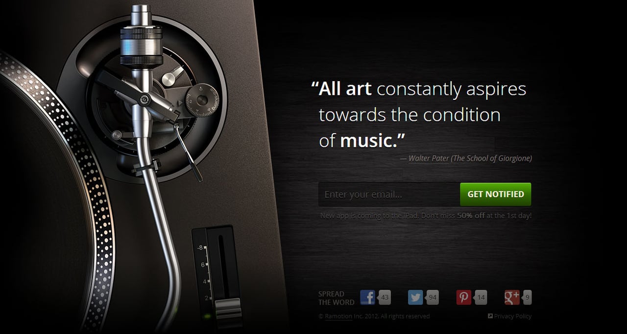 Turnplay Website Screenshot